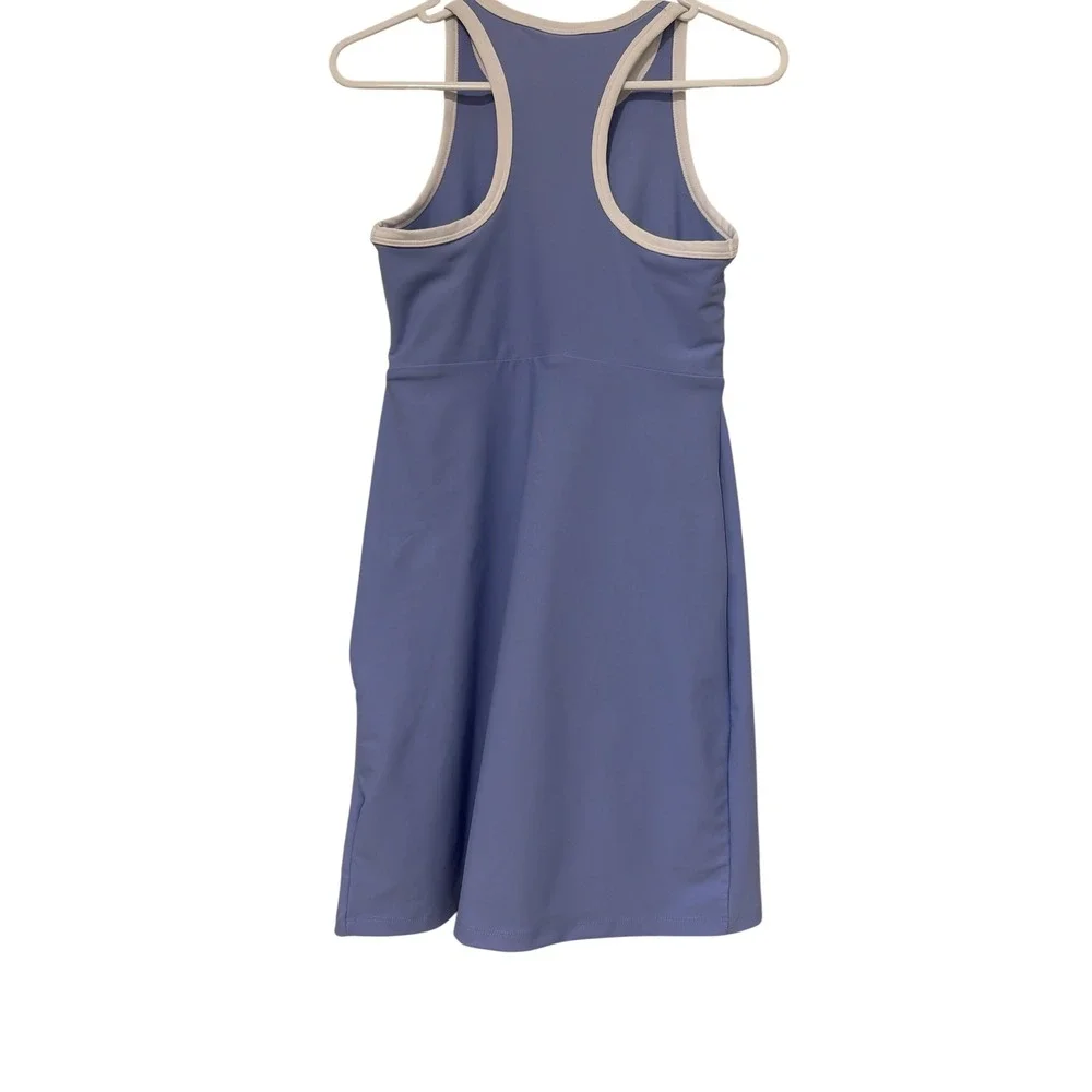 Sage‎ Collective Womens Small Periwinkle Blue Half Zip Racerback Tennis Dress S